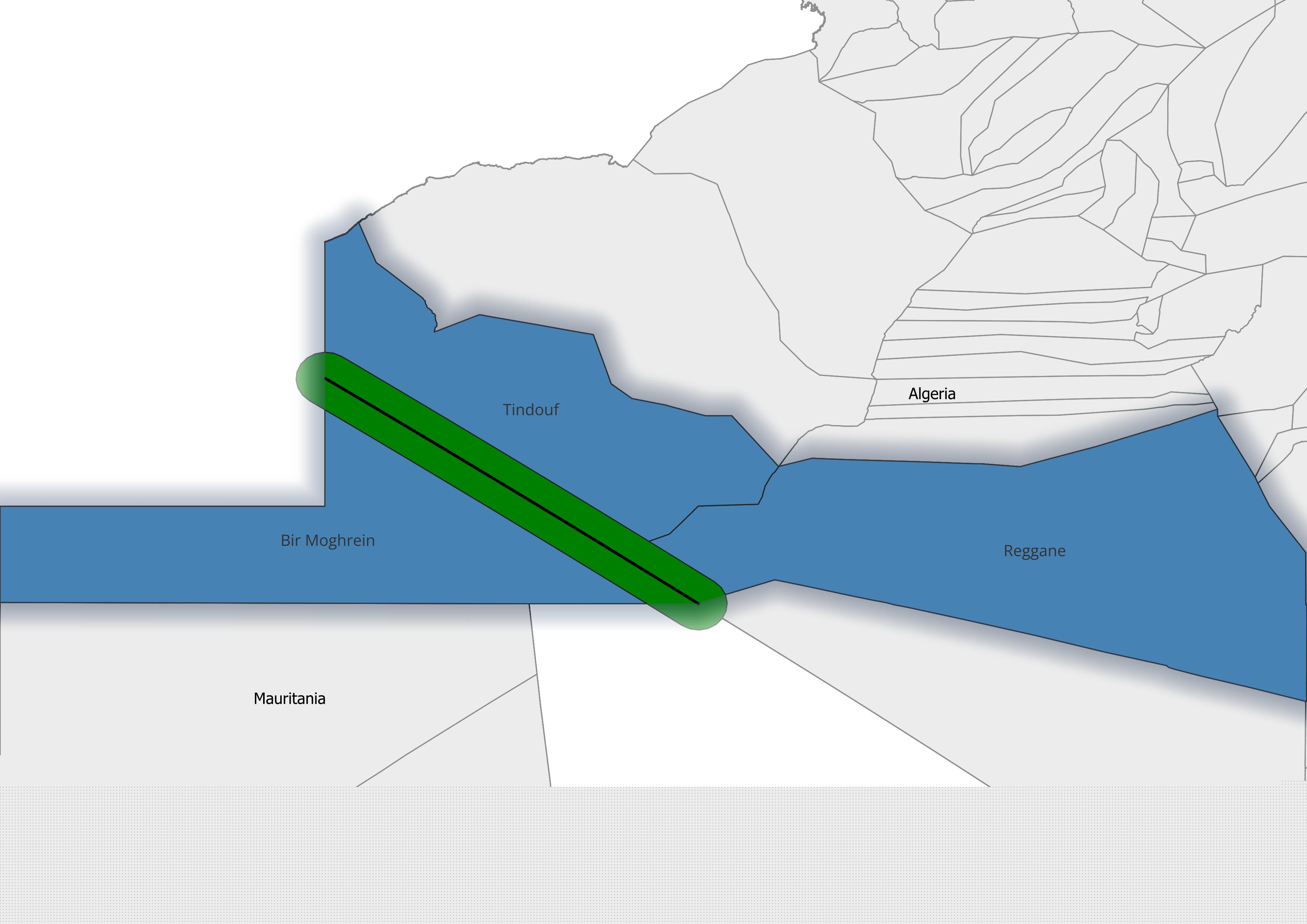 Algeria Mauritania Borderland