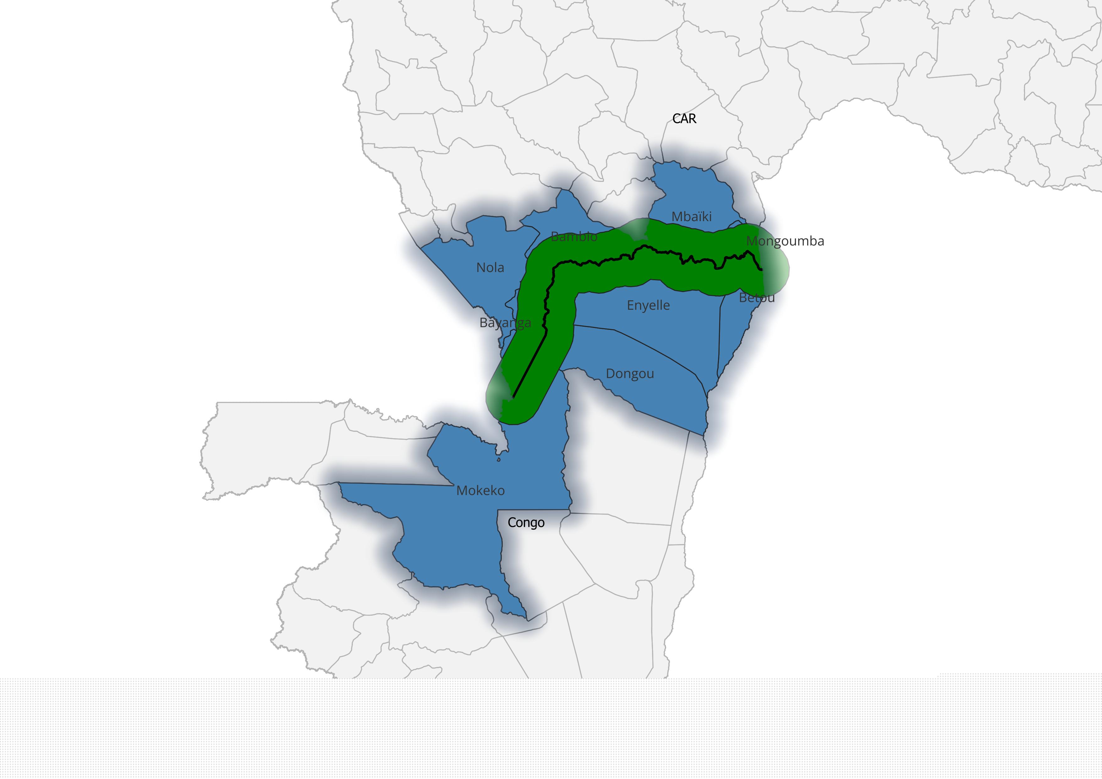 CAR Congo Borderland