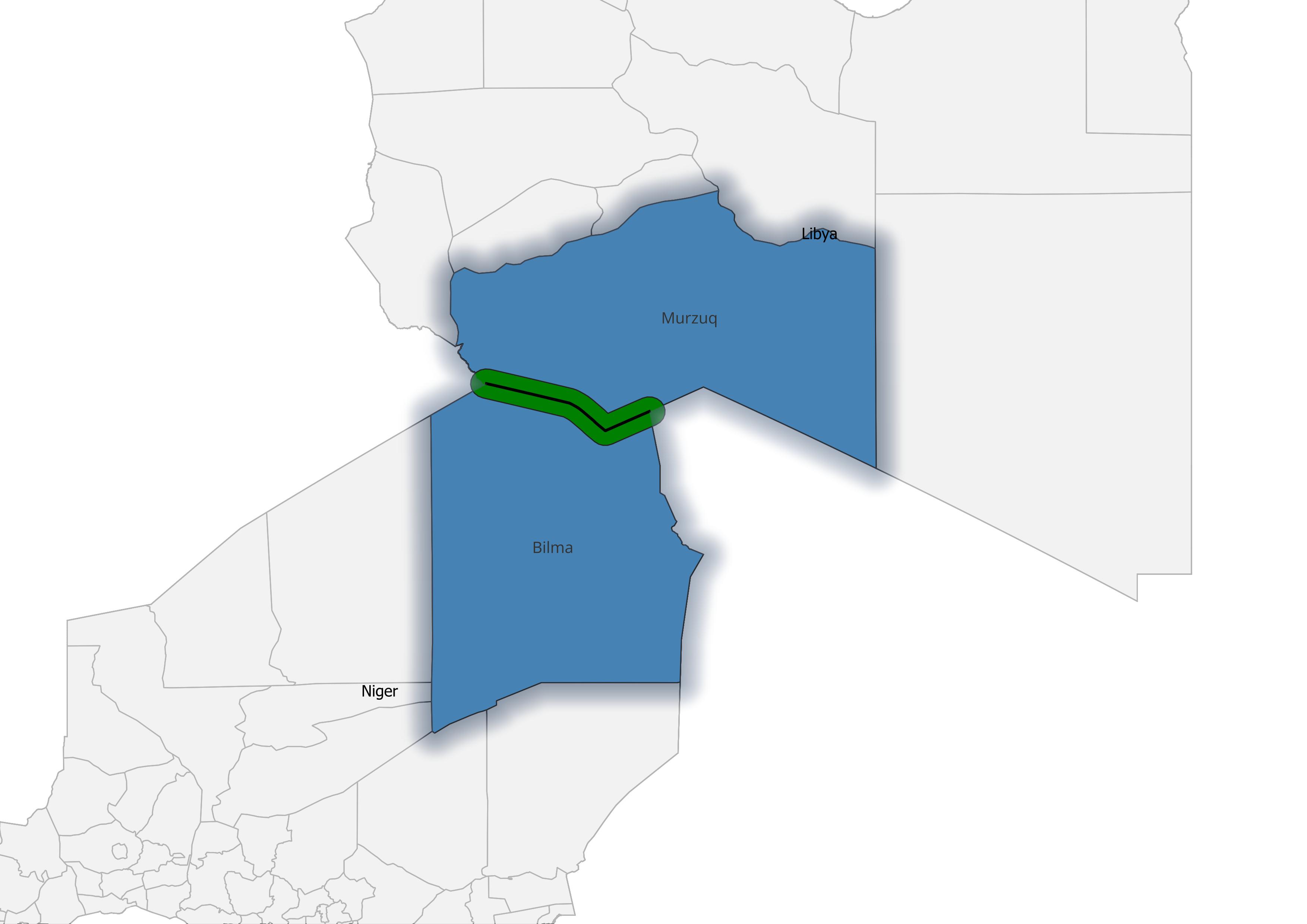 Libya Niger  Borderland